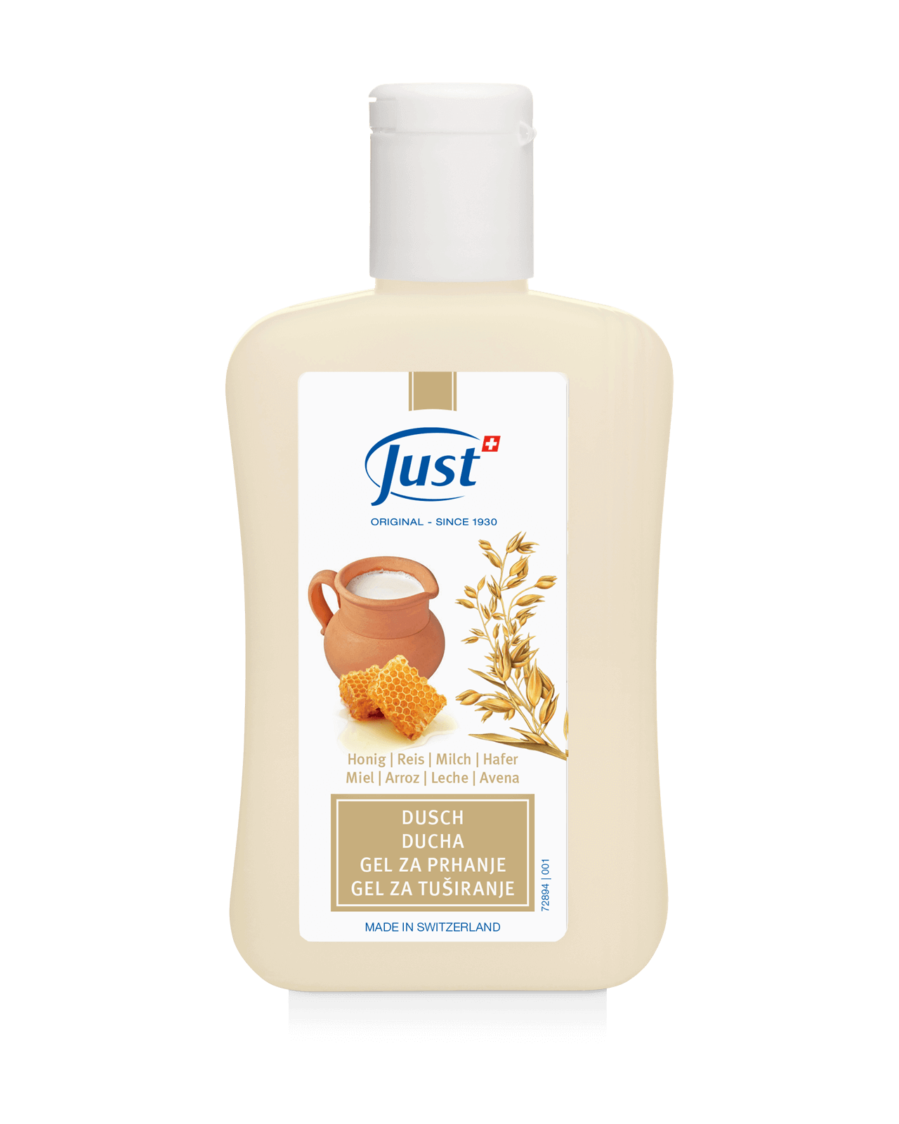 Gel za tuširanje med, mleko, pirinač i ovas